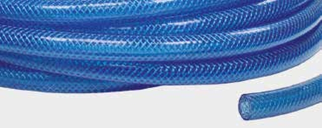 PVC GEWEBESCHLAUCH 9X3 TUB BLAU
