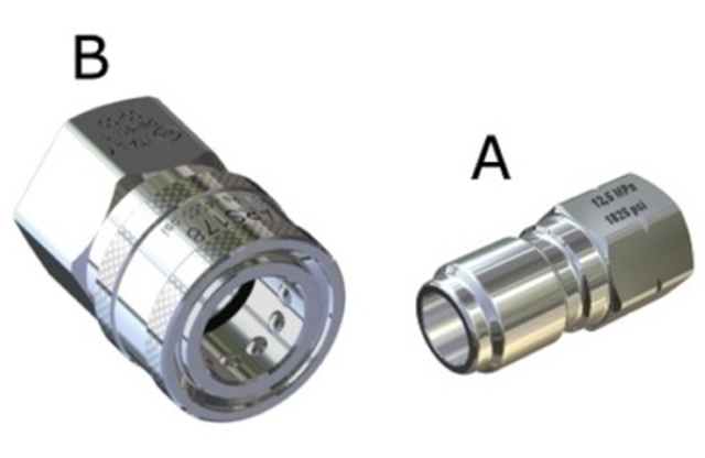 ENDOLL RÀPID A BOLA PART B 3/8 H 17,8 DIM. INOX