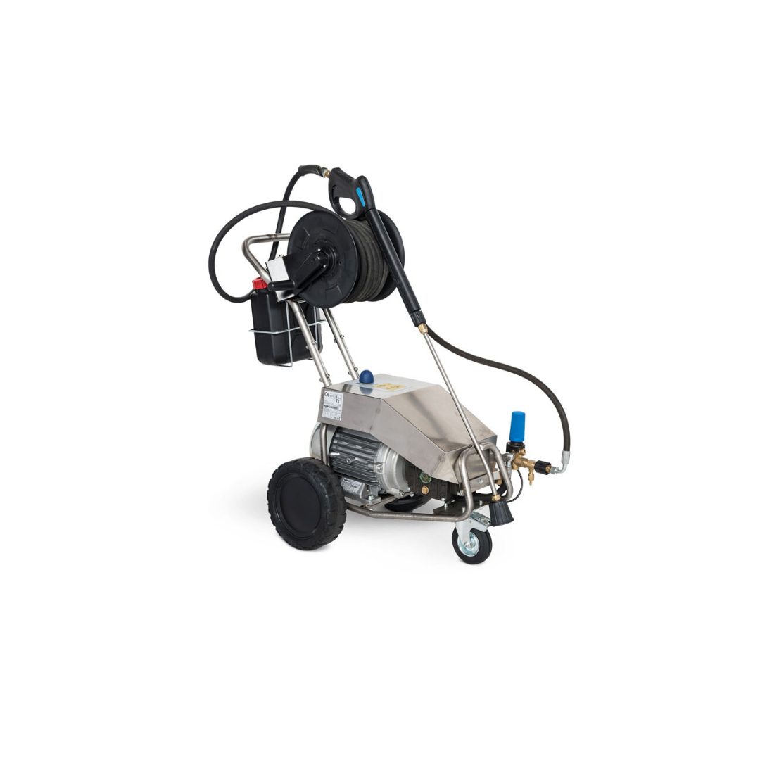 HIDRONETEJADORA KX4005 15L/MIN 200BAR 85ºC
DISSENYAT PER TREBALLAR DUR. 200BAR 15L/MIN PER A ÚS FINS A 85ºC.
                                         